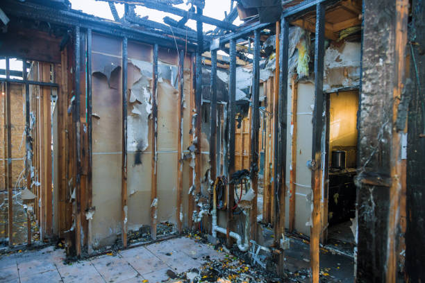 Professional Fire Damage Assessment technician working in Caldwell, NJ